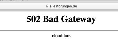 buggiplace's tweet photo. Hallihallo, Problemchen,

Fehler in der Matrix. Will eine Störung über #cloudflare Reporten, aber die Störungsmeldeseite hosted selbst bei cloudflare. #allestörungen https://t.co/qcztsQnouh