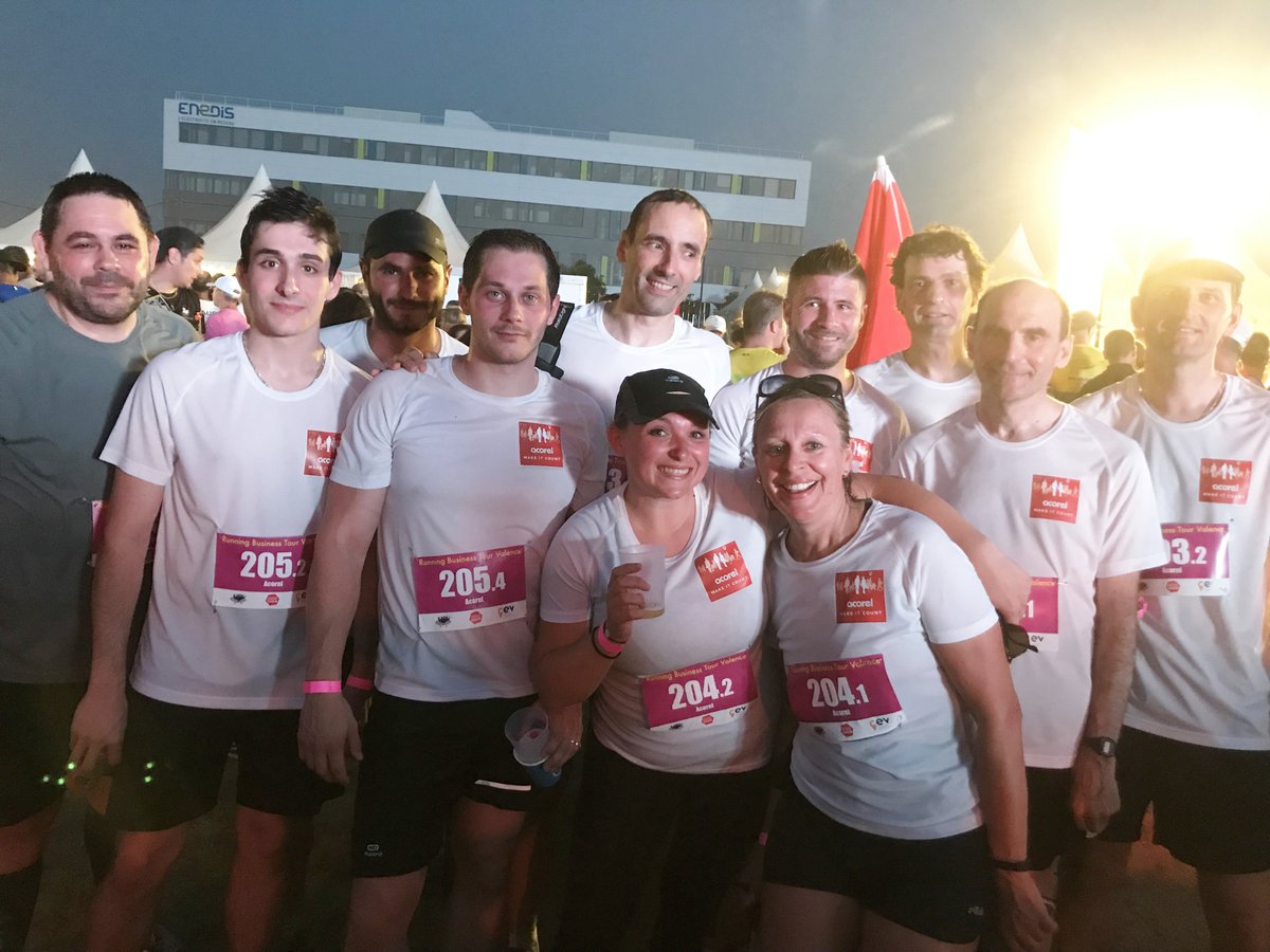 Acorel_Comptage's tweet photo. Retour en images sur la participation d'Acorel au Running Business Tour. 
Un moment  de convivialité où chaque équipe s'est dépassée pour représenter les couleurs d'Acorel! Un grand merci aux 11 participants pour leur motivation malgré la forte chaleur... Rendez-vous dans 1 an ! https://t.co/GjkXvOpP6T