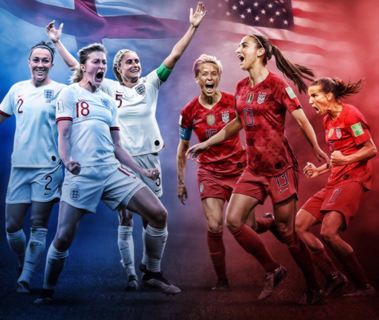 Heads up! We’ll be showing that USA vs England Woman’s World Cup game in the Tasting Room at 3pm today! 🇺🇸