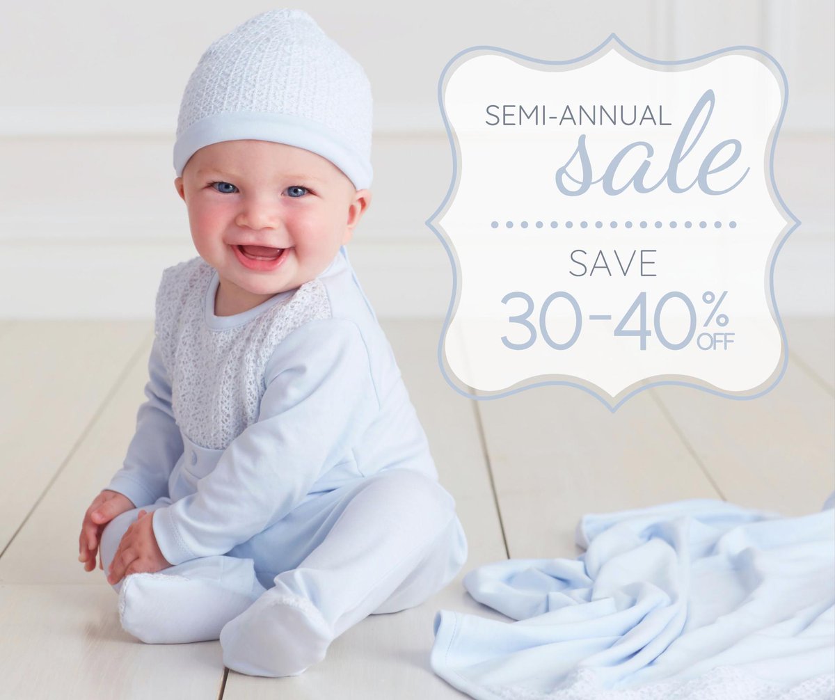 ✨Exciting announcement: We're introducing our first-ever Semi-Annual Sale!✨ Y, you read that right! Save 30-40% off the sweetest styles for your #kissykissybaby now through the end of the month online at kissykissy.com!