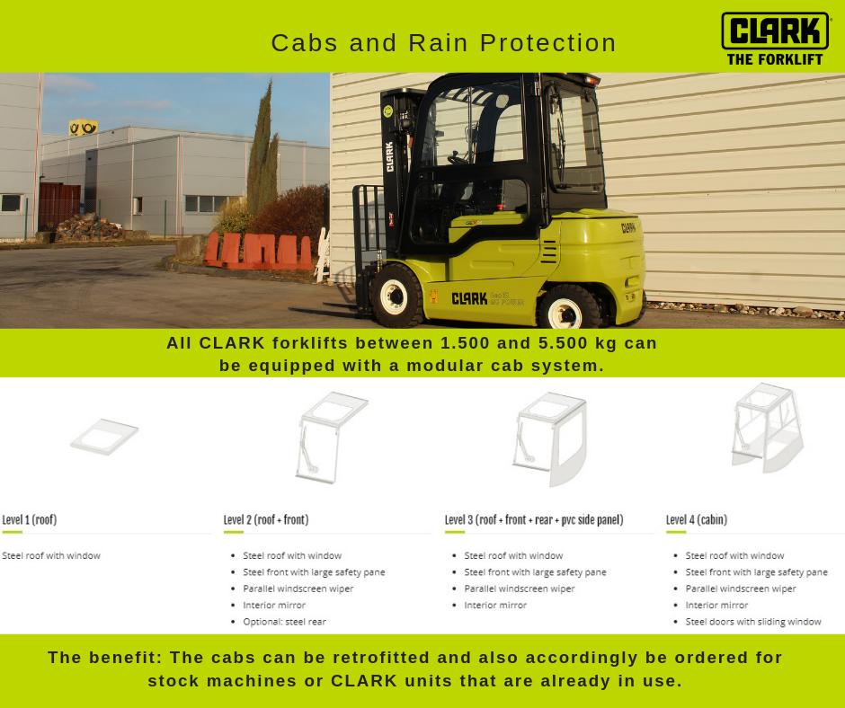 Clark Europe On Twitter All Clark Forklifts Between 1500 And 5500 Kg Can Be Equipped With A Modular Cab System Visit Https T Co Z3u7wdax2q For More Details Https T Co Slizfzjqps