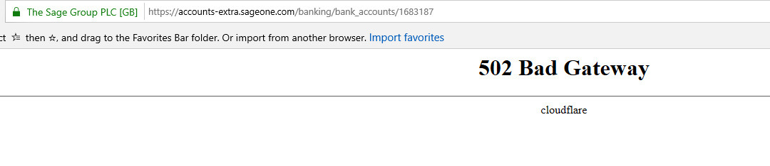 blakes_'s tweet photo. @askSageUKI myself and my team have the following error why visiting any of your websites - all other web use is fine - please help! https://t.co/hlE1hKuEn7