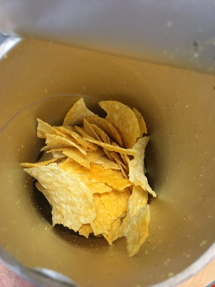 JayFou's tweet photo. @Tesco @Pringles_UK what’s happened to my Pringles man? Every crisp smashed to bits 🥴 #tandoorichicken https://t.co/9rPe5PUrVe