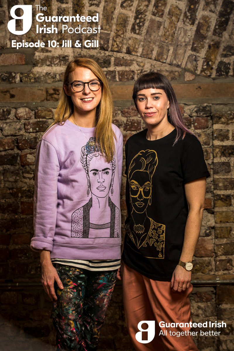 guaranteed_irl's tweet photo. To celebrate the launch of their #Create19 collection @brownthomas Dublin today, we chat to illustrator Jill Deering & printmaker Gillian Henderson, the talented creatives & budding entrepreneurs, @jillandgill. Listen in now: https://t.co/n29LRwaFCC #jillandgill #podcast https://t.co/EIsodi4yZr