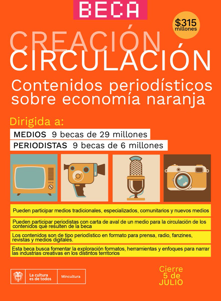 Dir. de Audiovisuales, Cine y Medios Interactivos tweet media