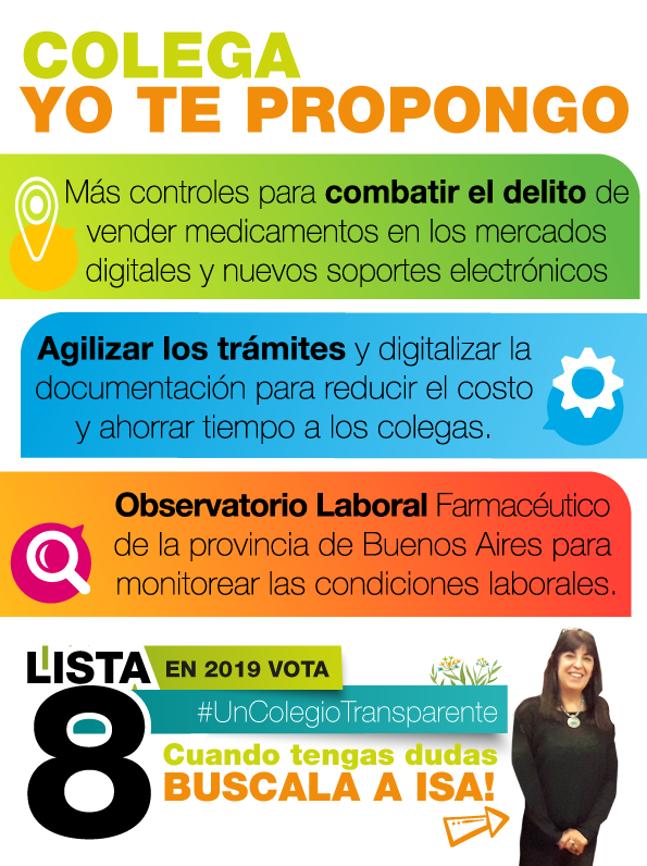 Lista8CercaTuyo's tweet photo. ¡Hola colega!
Te proponemos corregir lo que puede ser mejor y cuidar los avances que logramos los farmacéuticos de la provincia de Buenos Aires!
#EnJulioLista8 #UnColegioCercaTuyo https://t.co/fbNOE7bdE4