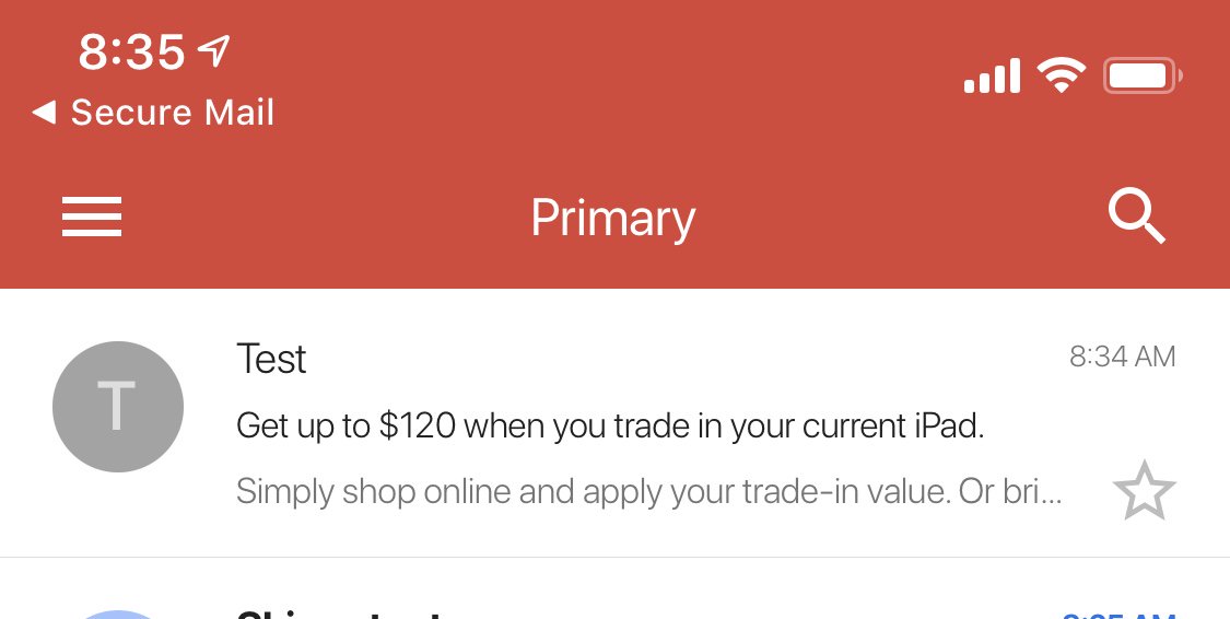 nmclinden's tweet photo. Makes me feel a little better to see even big brands like Apple accidentally send out test emails on occasion! https://t.co/z9yEwGWebp