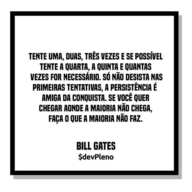 devpleno's tweet photo. Persista sempre! #persistencia #devpleno #vidadeprogramador #react #reactbrasil #reactnative #desenvolvedorweb #desenvolvedorpleno #bomdia #motivação #empreendedorismo #carreira https://t.co/1ZeH09X40f https://t.co/uqg8X9Rxrc