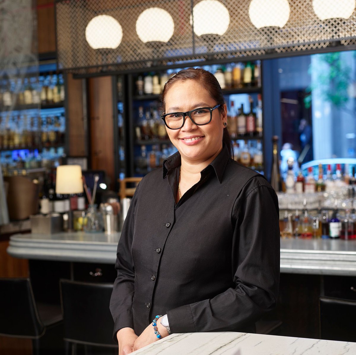 dbBistroNY's tweet photo. Meet Patricia! π Patricia is the master behind the bar and the creator of the Mrs. Bouvier, the most popular cocktail on our menu. #meetheteam #dbbistromoderne #danielboulud https://t.co/ZxYuTP0DrS