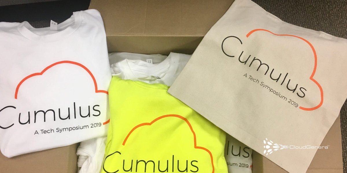CloudGenera's tweet photo. We're getting excited here at CloudGenera HQ! Have you registered yet? Don't miss out! Register today 👉 https://t.co/7ND3Pxohd9

#cumulus2019 #CloudComputing https://t.co/xkttuoJSHr
