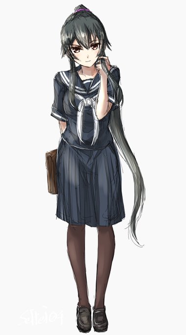 佐世保に居た頃の矢矧 
#艦これ #矢矧 