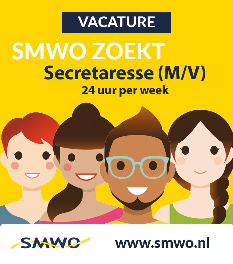 SMWO zoekt een secretaresse voor 24 uur per week. Nieuwsgierig? smwo.nl/over-ons/vacat…