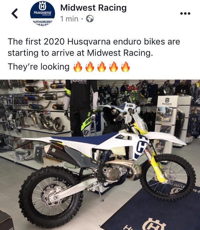2020 Husqvarna enduro arrived