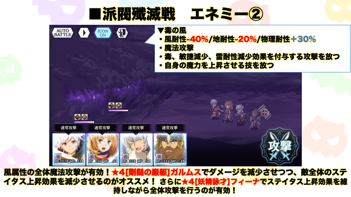 Twitter पर ダンまち メモリア フレーゼ 本日のオラジオで紹介した派閥殲滅戦の攻略情報 派閥殲滅戦は7 4 11 00にスタート 今すぐあそぶ Https T Co 83jiivuht7 オラジオz ダンメモ ダンメモ2周年