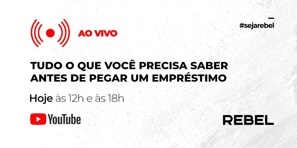 sejarebel's tweet photo. Vem saber tudo sobre empréstimos antes de pegar um! Webinar hoje em dois horários. Em nosso canal no Youtube, ative as notificações: https://t.co/6JinWxFRjh

#webinar #educacaofinanceira #sejarebel https://t.co/TIlGQdT6nM