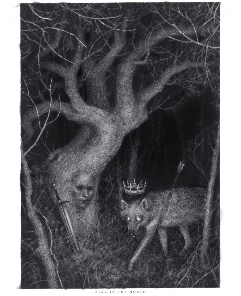 BeautifulBzarre's tweet photo. The work of @BabsWebbArt is fascinating and this exquisite piece "King of the North" certainly proves it again! It is made with Powdered #Graphite on Bristol. 🖤 

#beautifulbizarre #babswebb #illustration #drawing #darkart #darksurrealism #nature #wolf #tree #fantasy #art https://t.co/FIRHJXJvwg