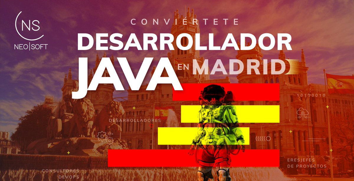 neosoft_'s tweet photo. Néo-Soft se lance dans l'aventure madrilène 🇪🇸🇪🇸
>> Want to play a part in exciting JAVA development projects in the multimedia industry in Madrid? Come and join us! 🐱👤
#JAVAddict #ITlover #JoinUs
https://t.co/ldogiY1UEn https://t.co/wYugbCeD5M