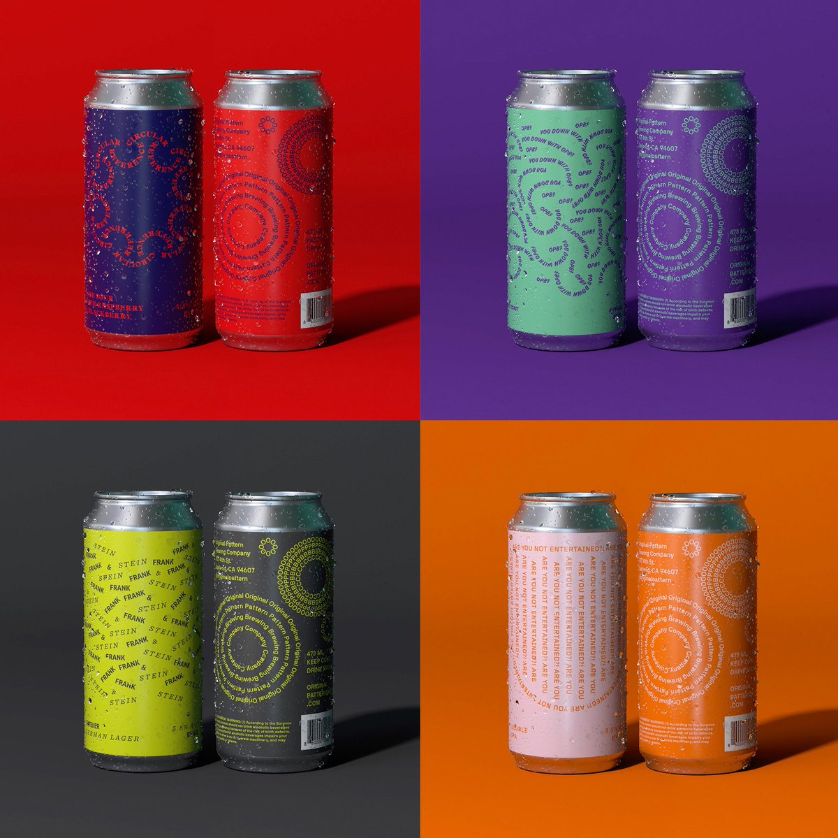 topthisdesign's tweet photo. Beer labeling these days is an art form... Here's a lovely example from @OrigPatternBeer by San Francisco based Play Studio #packaging #design #branding https://t.co/sIUwGD5DGU https://t.co/fAPfsYpSXu