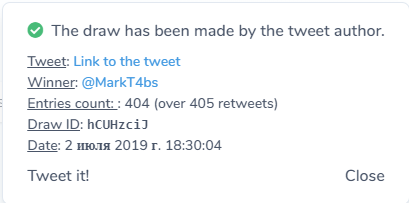 Winner @MarkT4bs 

NICE! Go next!