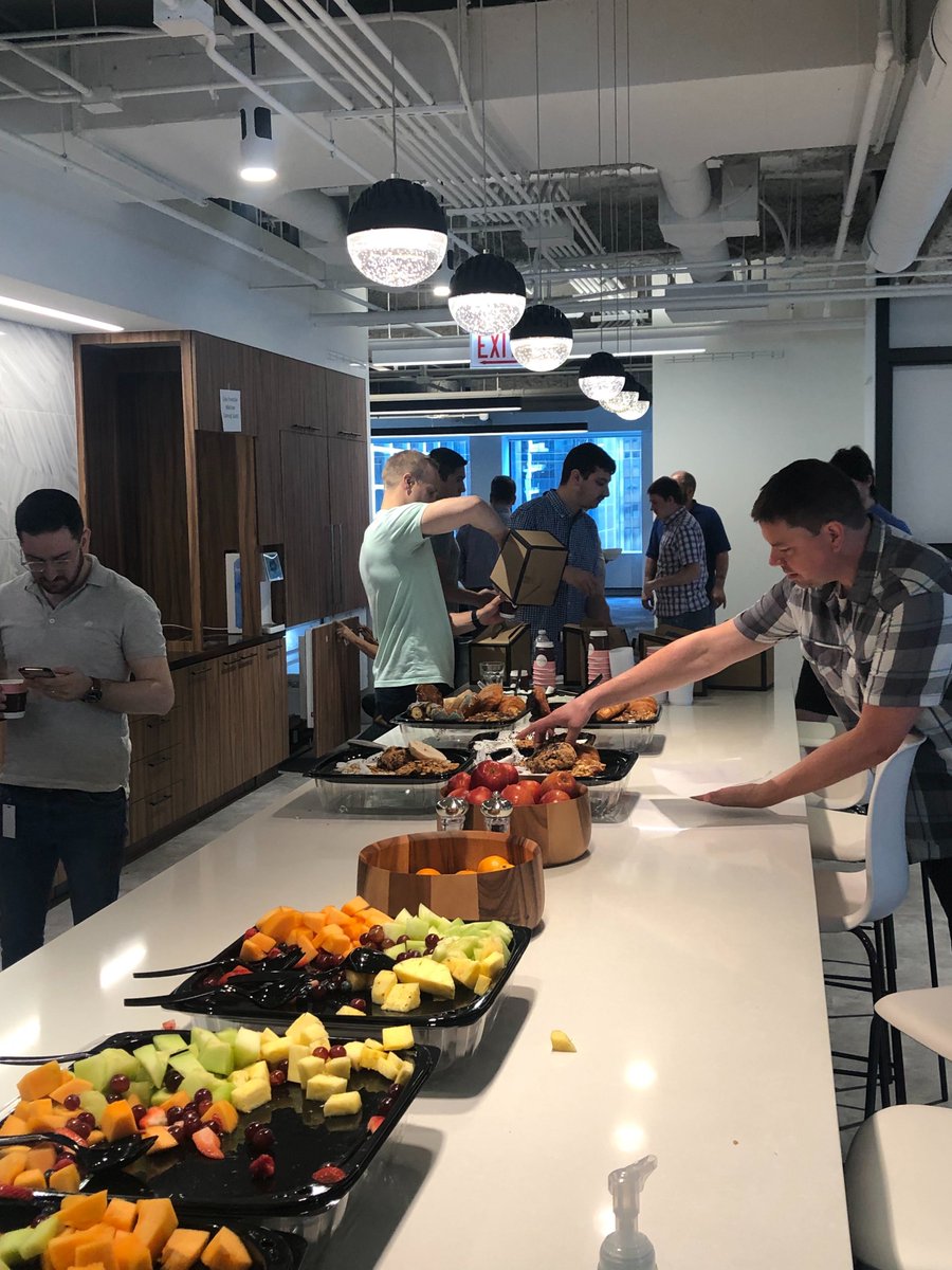 DialogTech's tweet photo. Say hello to DialogTech's new home! We greeted our new office space with coffee, donuts, and sunshine. Stay on the lookout for more photos of the space. #DialogTech #ChicagoTech #DTLife https://t.co/FVNHDDQHo3