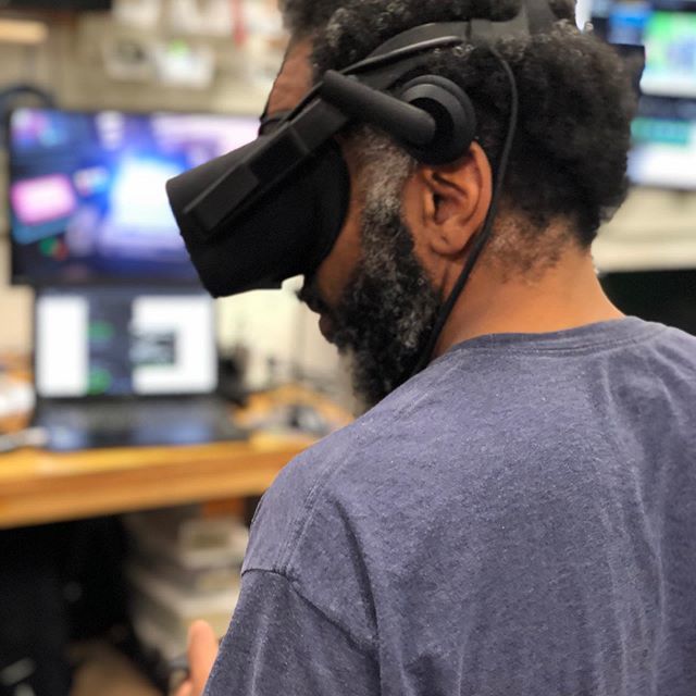 CymaSpace's tweet photo. Exploring creative possibilities with VR at the Lab with @beyondtone. #creativevr #vrdev #vrdevelopment https://t.co/PwT9QAVMR0 https://t.co/aQD27FpfH9