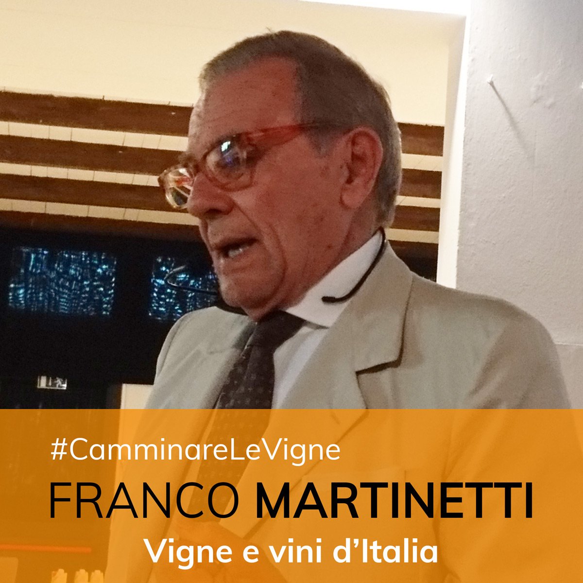 #CamminareLeVigne
VIGNE E VINI D'ITALIA
Colli padani - #Piemonte
#FrancoMartinetti

Una visione in cui la complessità e la molteplicità bene rappresentano un luogo enologico importante come il Piemonte, e le sue anche meno conosciute espressioni.

#AltaScuolaVeronelli