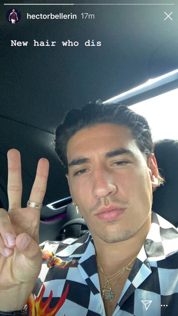 afcstuff on X: Héctor Bellerín on Instagram story: “New hair who