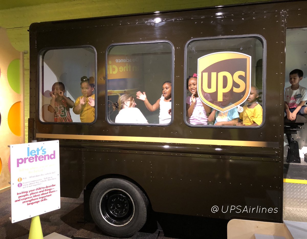 UPSAirlines's tweet photo. What do you do with an old vehicle? Well, we gave ours new life! Weβre dusting it off for a new @KYScience Center exhibit, educating kids on logistics and what it really takes to move your packages! π¦ https://t.co/9ZQ5LCAojM