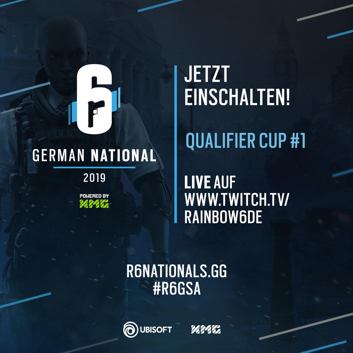 RainbowSixDE's tweet image. Gleich beginnt der erste Qualifier Cup ! Seid ihr auch schon so aufgeregt? 🤩 @xmg_gg

Hier gehts zum Cup: twitch.tv/rainbow6de

#R6GSA 
#XMG