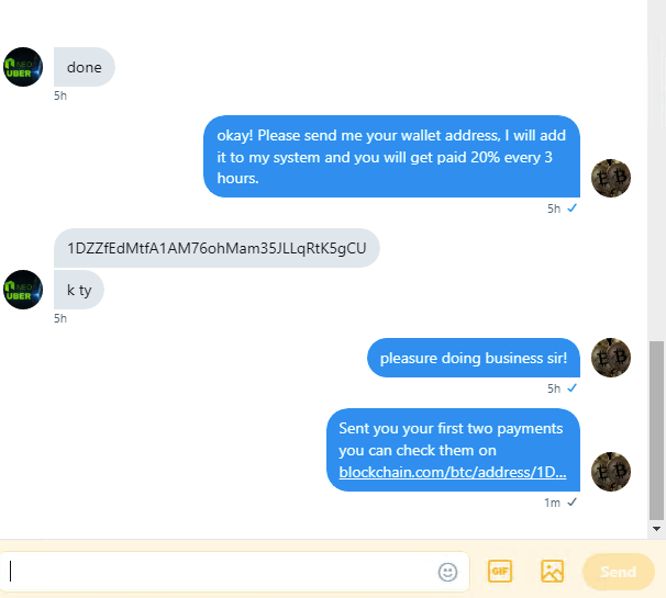 godofcrypto2x's tweet photo. payouts always timely and early sometimes!
#BTC #bitcoin #double #doublebtc #trading #CryptoNews #invest https://t.co/JrUNN27pRr