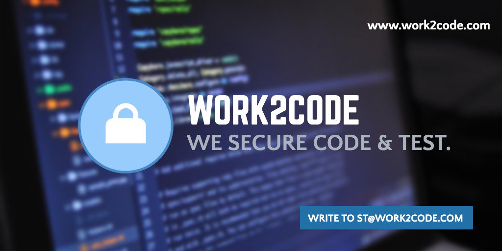 Work2Code's tweet image. Write to our founder @santhoshst directly and discuss your business requirements and discover how Work2Code can help you you meet your business needs. We are all about "Business Value". Don't trust us? Let's work on building the confidence and trust in our work relationship.