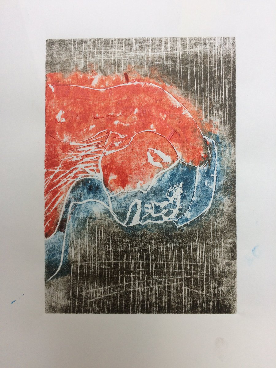 ogeducation's tweet photo. Big shout out to the amazing #year10s @RegentHighSch for creating such incredible #prints using various different #techniques #woodcut #monoprint #drypoint #stencil inspired by #LRVandy @OctoberLondon and #Munch #exhibition @britishmuseum @BM_Schools @katharinehoare https://t.co/MnTxy9xWln