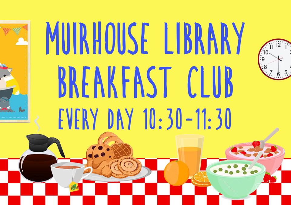 Edinburgh_CC's tweet photo. Muirhouse Library Breakfast Club @TalesOfOneCity open every Monday to Saturday during summer hols – free, all children + families welcome, thanks to sponsors @urbanunionltd #UrbanUnionLtd @robertsongroup #PennywellLiving #MuirhouseLibrary #BreakfastClub: More info 0131 529 5528. https://t.co/397A0zzmHm