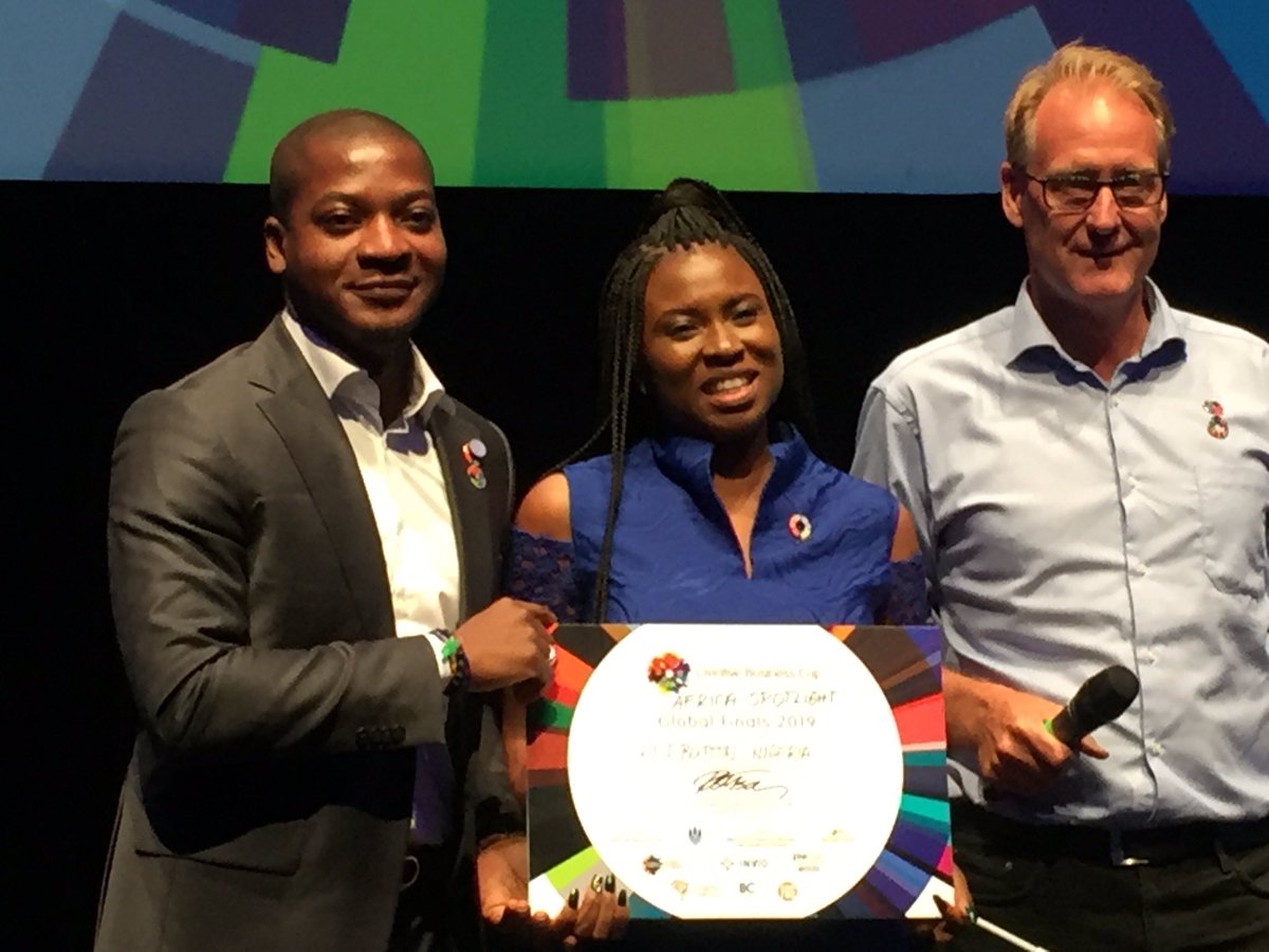 gen_nigeria's tweet photo. Yes! Guess who won #CBCup19 Creative Industries- an opportunity for Africa spotlight pitching session @EDC4SME @cbc_cup https://t.co/C6FYBpaop3