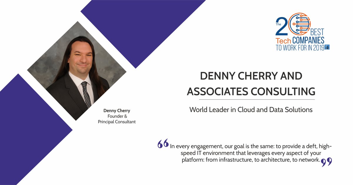 insightssuccess's tweet photo. Denny Cherry, the Principal Consultant and Founder of @DCACco is a world-renowned authority, author, speaker, and consultant in the IT world, as well as a Microsoft MVP. @mrdenny
Visit: https://t.co/5m1OOWAt3o
#BestTechCompanies #DataSolutions #Cloudsolutions #TechCompanies https://t.co/y8OgGI7C5L