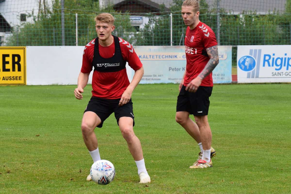 Happy birthday to #Boro's Luke Armstrong, who turns 2⃣3⃣ today out in Austria with the senior squad! 🎂🎉 #UTB