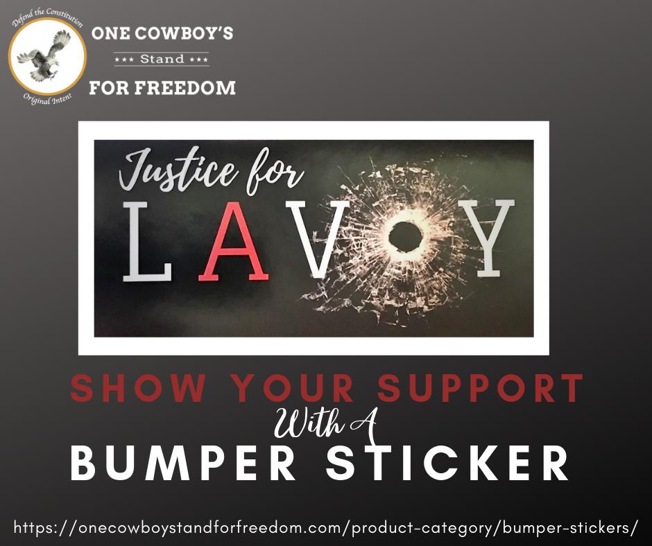 We have 6 bumper stickers to choose from!onecowboystandforfreedom.com/product-catego…