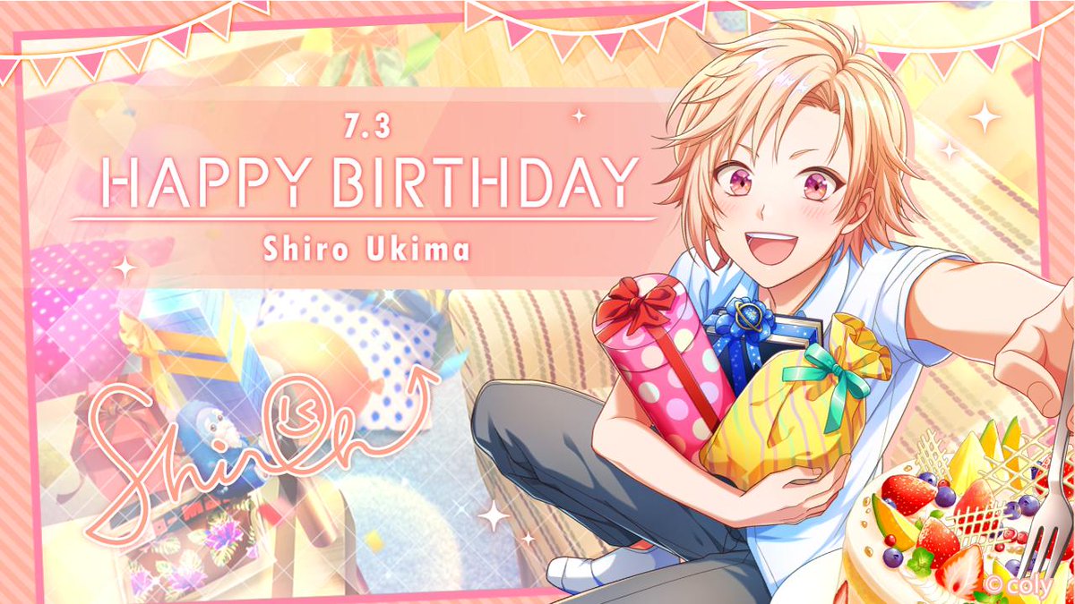 🎂Happy Birthday🎂 本日7月3日は、浮間志朗の誕生日です🎉 志朗