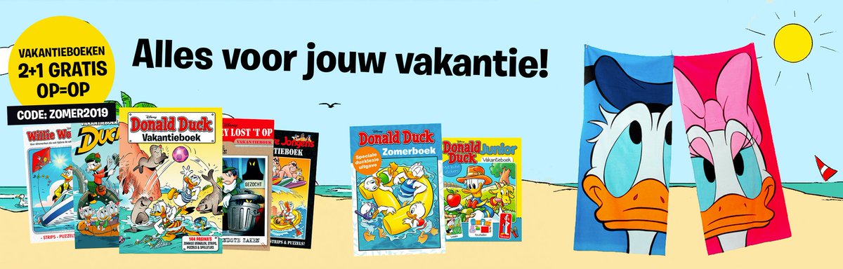 Zonnige zomeractie: derde vakantieboek gratis! 😎
👉 bit.ly/306jA0S