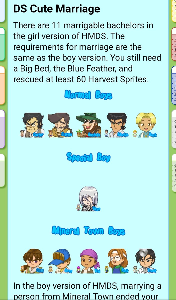 kai harvest moon ds cute
