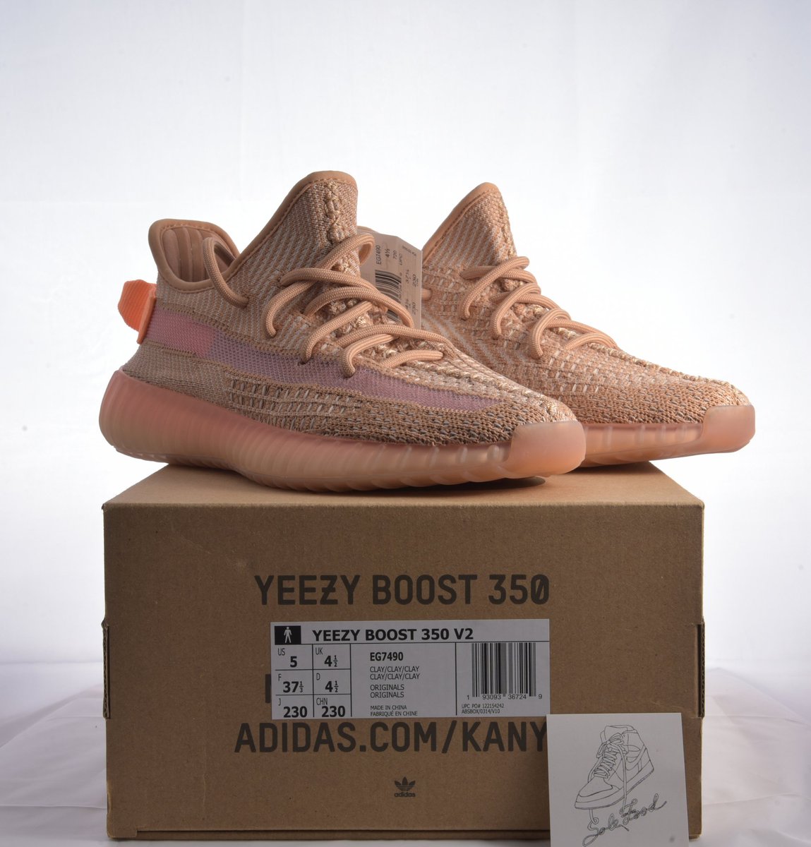 yeezy clay size 5