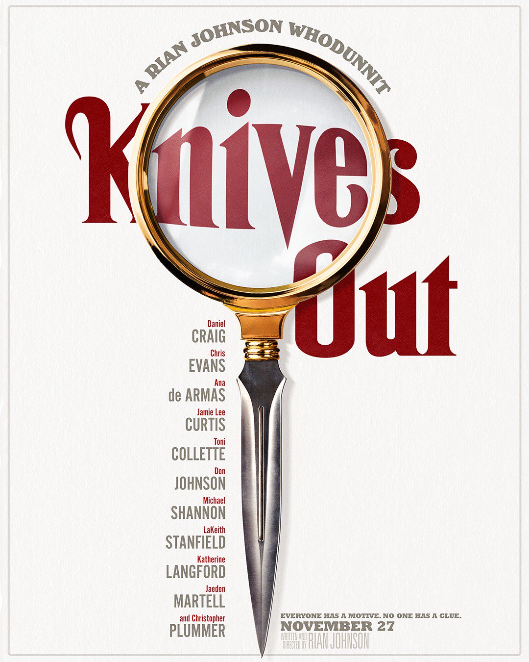 D erl3jU4AAuWq8?format=jpg&name=large Chris Evans Steals the Spotlight in Trailer for Rian Johnson's Knives Out