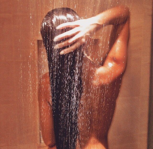 Dp long hair shower feet
