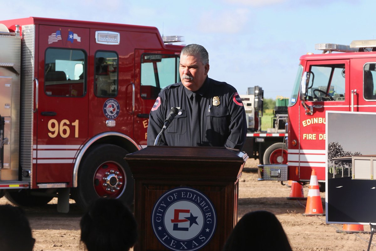 Groundbreaking Ceremony for the new City of Edinburg- Fire Station #5 and Police Substation! This station will provide faster response for approximately 30,000 people inside and outside city limits. 
#SomethingGoodIsHappeningHere #EdinburgProud #WorkingforYou