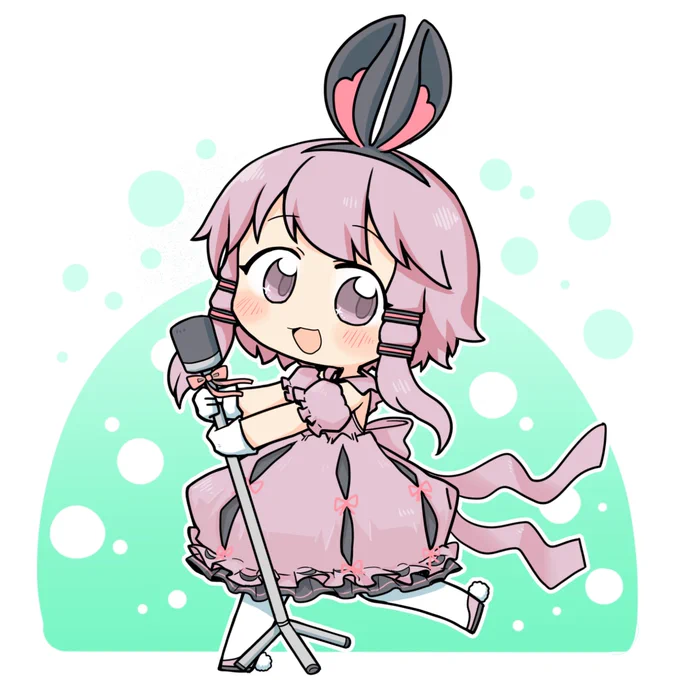 ぴのこさん(@pompom625tn)の所のゆかりさん衣装がかわいかったのでかかせていただきました! 