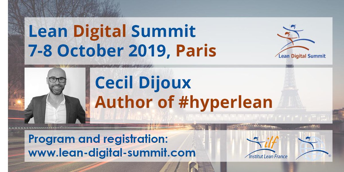LeanITSummit's tweet photo. Meet the #LeanDigital Summit speakers! @cecildjx author of #Hyperlean will talk about #Management management practices Vs. management principles
https://t.co/nrAUHUjTao
#conference #Paris #Lean #agile https://t.co/TD4pXVmBFl