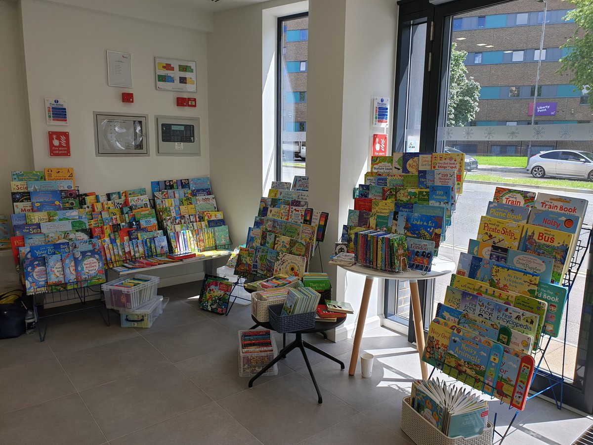 DorsetOne's tweet photo. Yet another successful #perkatwork for our Tenants with a visit from Julie from #usbornechildrensbooks with her fabulous selection of books for all ages. So not just your #anotherdayattheoffice here @DorsetOne https://t.co/E7Qi9OTXRK