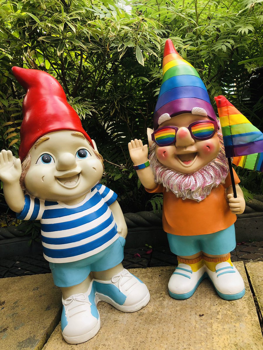 mrmarcmarc's tweet photo. #gaygnomes #pride #asdapride @asda #🌈 Colin and his buddy Gnorman 🌈❤️ https://t.co/bnNx4Z5C2C