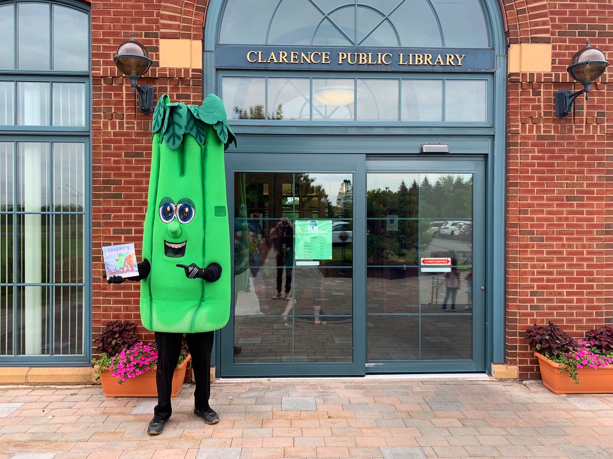 Had so much fun at Clarence Library today! Thanks to all who stopped in to see me &amp; purchase a book 💚

Next stop on the #CeleryBookTour2019: Tonawanda Library on July 8 at 10am!