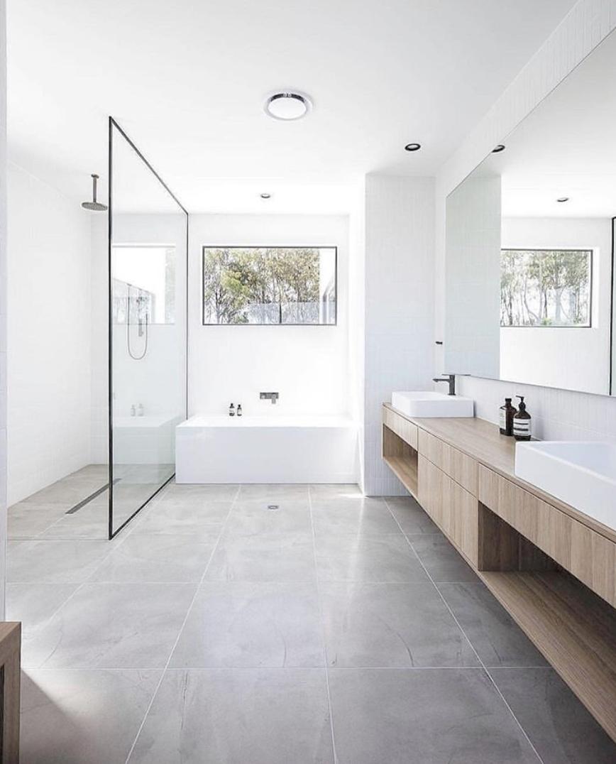 StradellaGroup's tweet image. dreamy breathable bathroom design 🛁 #minimalism #interiorinspiration #cleanlines #modernliving PC: @minimalismoarchitecture